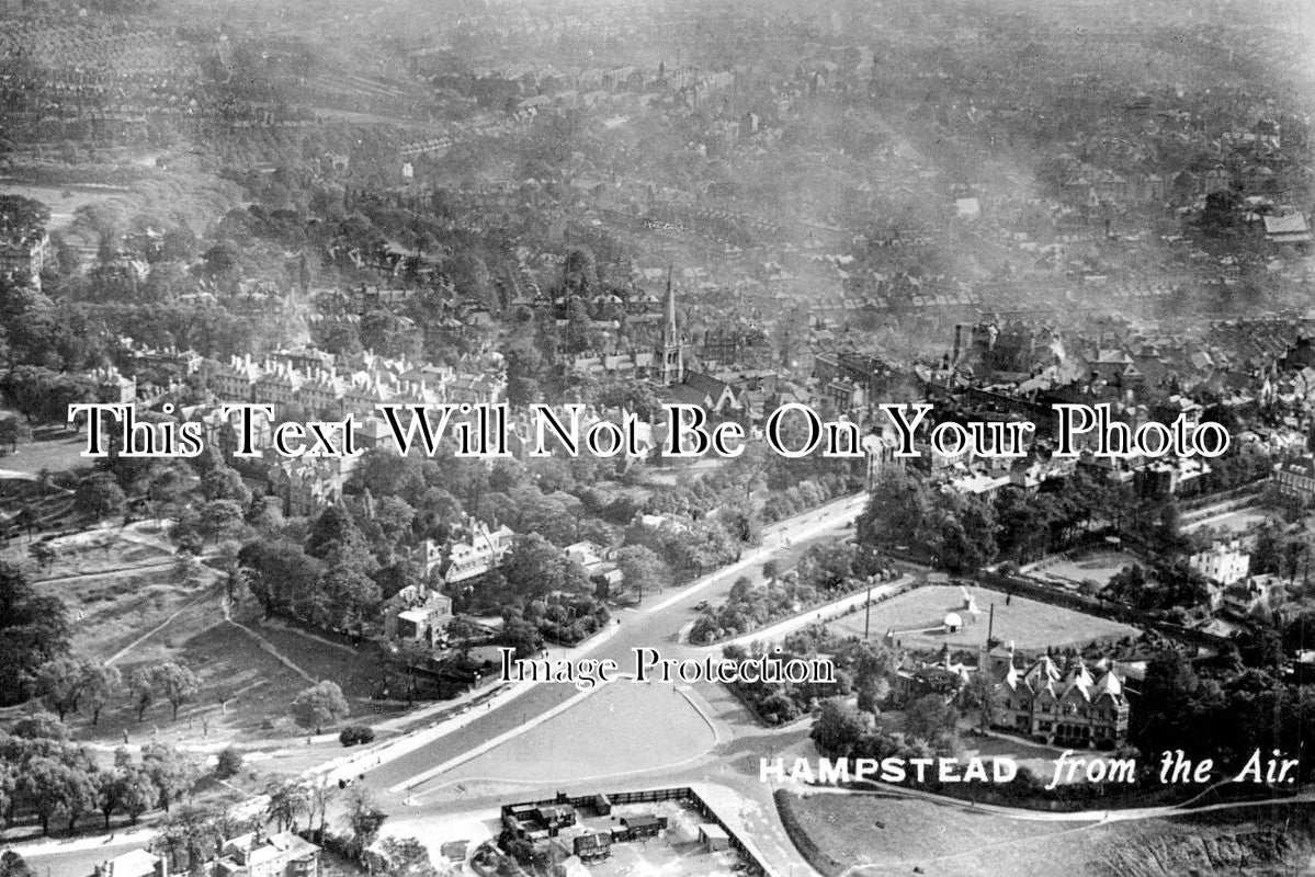LO 2277 - Hampstead From The Air, London