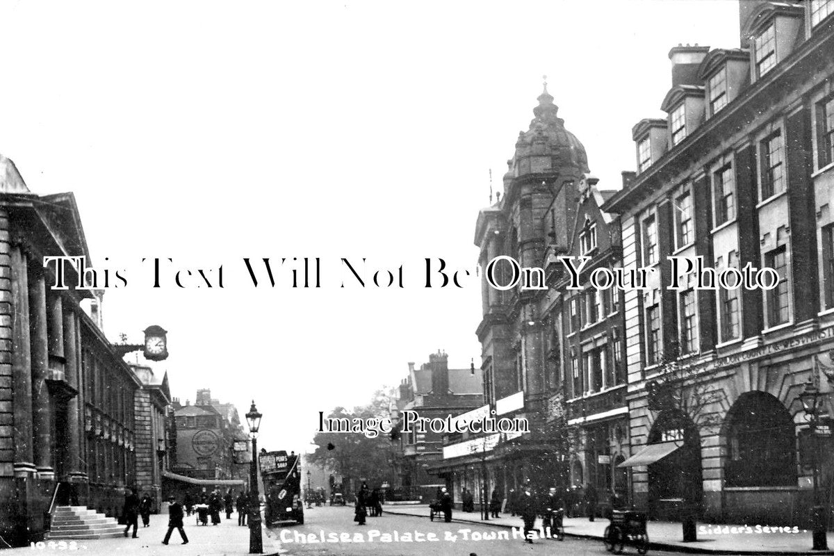 LO 2297 - Chelsea Palace Theater & Town Hall, London c1912