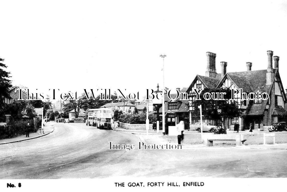 LO 2326 - The Goat Pub, Ponders End, Forty Hill, Enfield, London