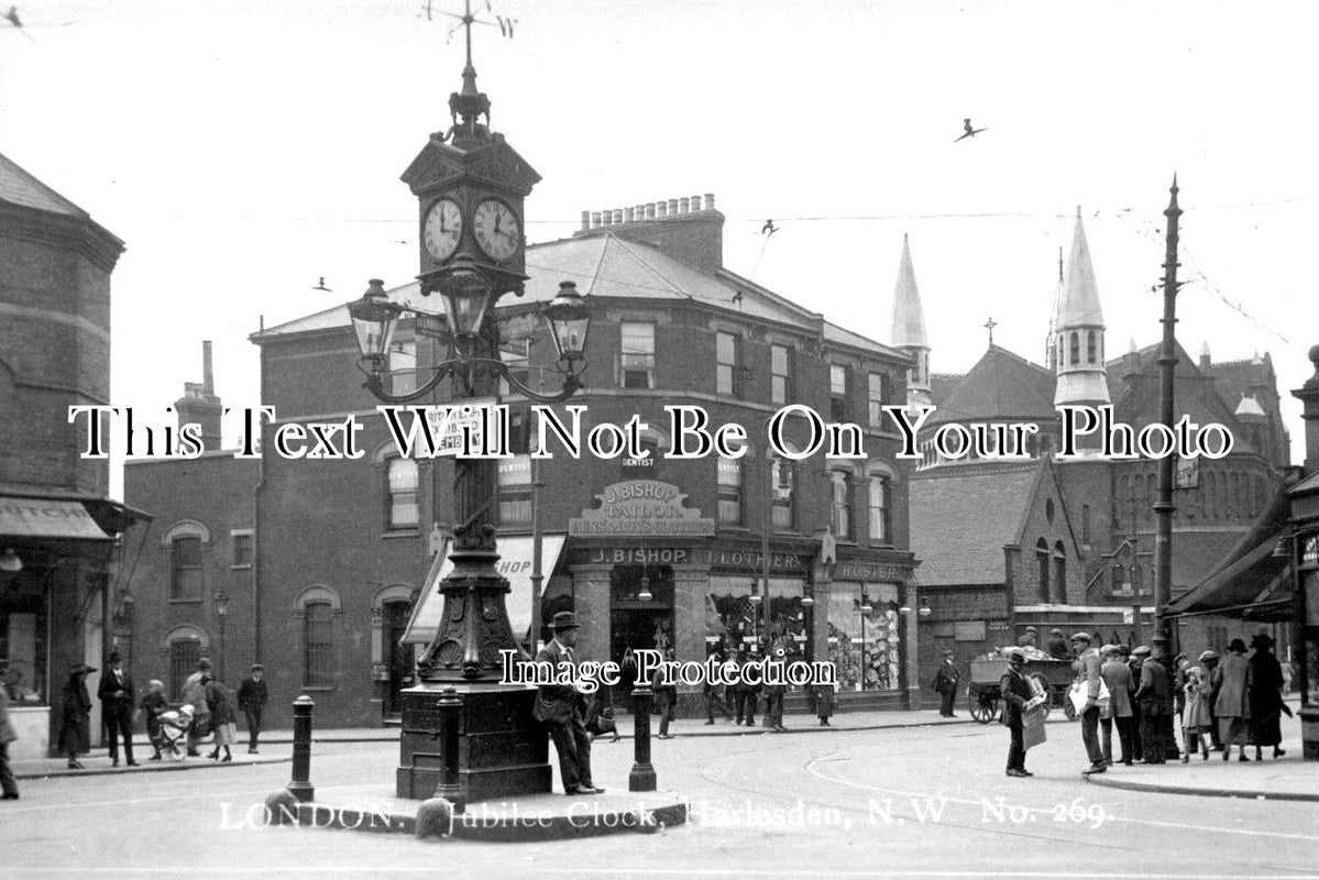 LO 2339 - Jubilee Clock, Harlesden, London