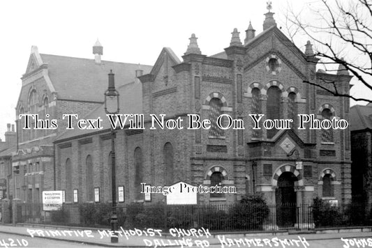 LO 2354 - Hammersmith Primitive Methodist Church, Dalling Road, London
