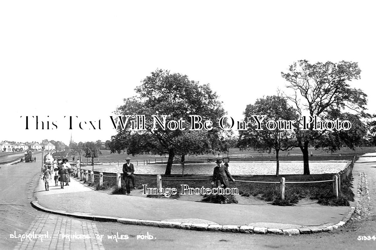 LO 2358 - Princess Of Wales Pond, Blackheath, Greenwich, London c1915