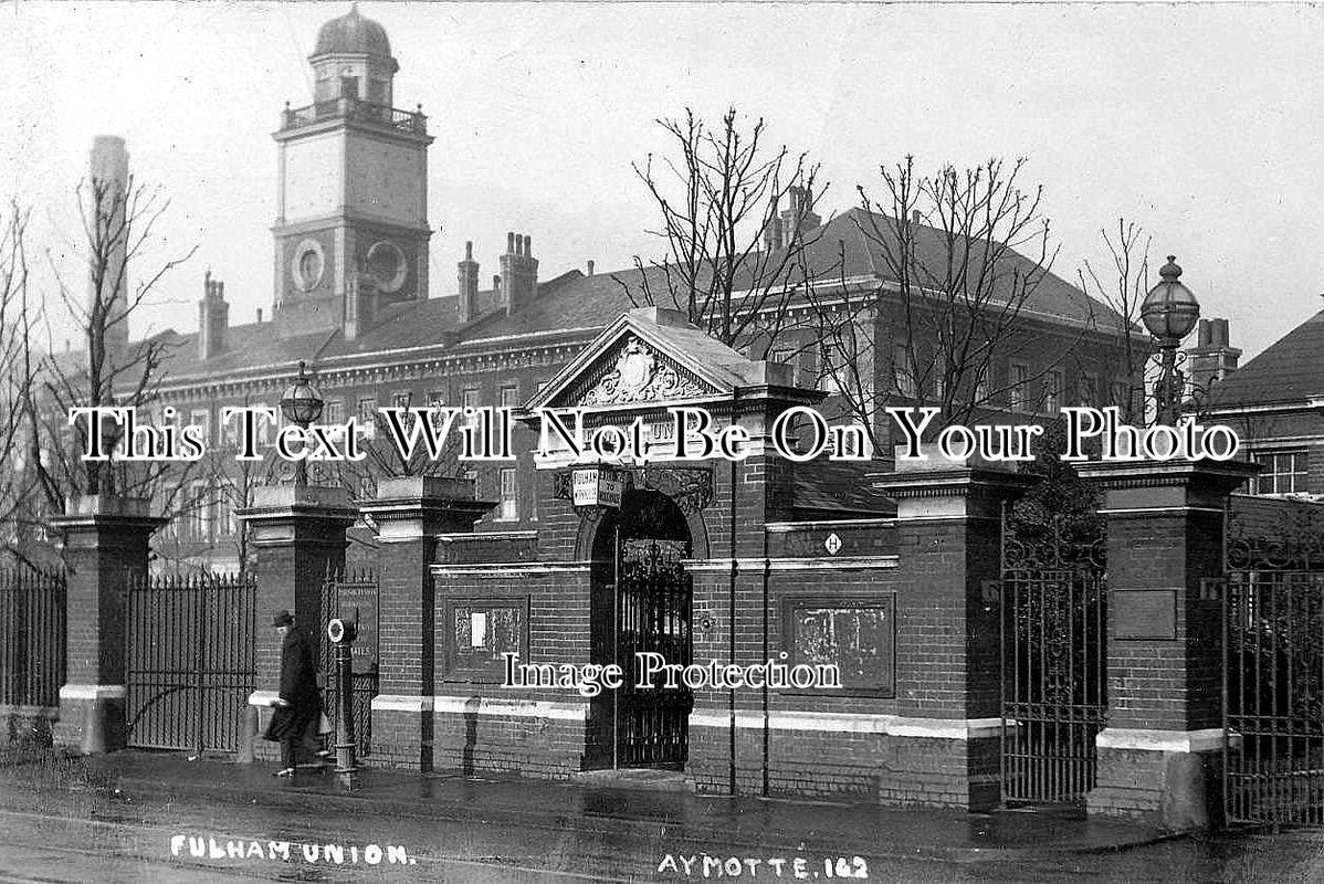 LO 237 - Fulham Union, Military Hospital, Workhouse, London c1918