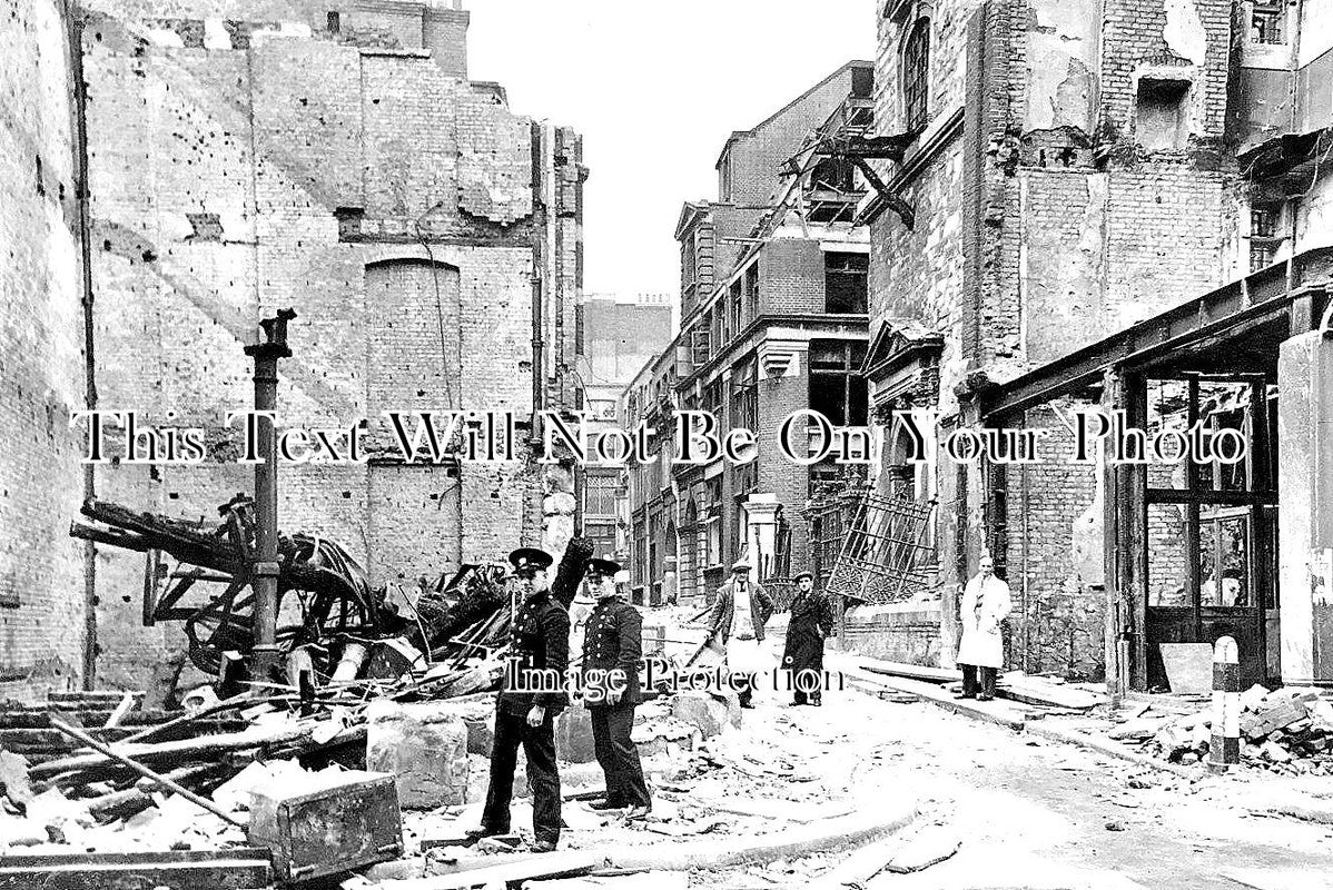 LO 2482 - St James Garlickhythe Blitz Bomb Damage, London WW2