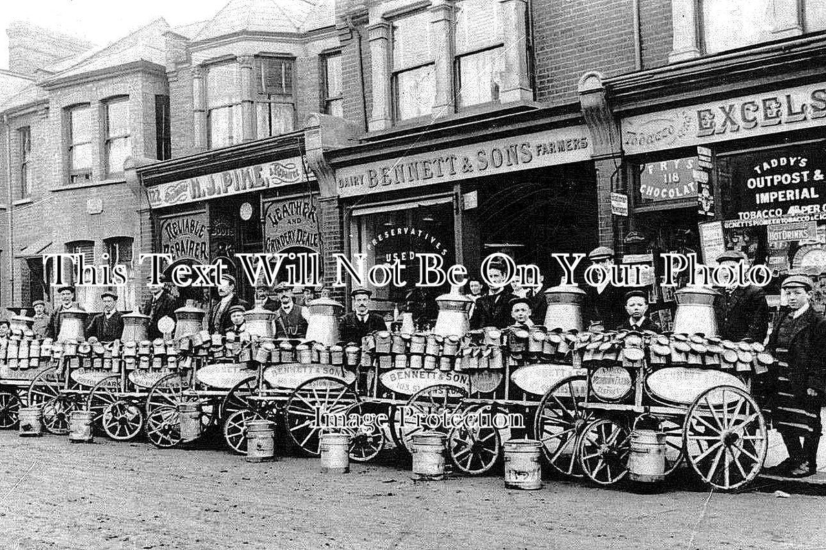 LO 251 - Milk Carts, Hoe Street, Walthamstow, London