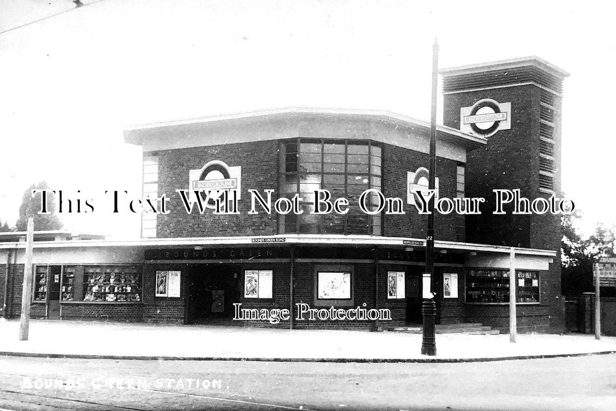 LO 2535 - Bounds Green Underground Tube Railway Station, Haringey, London