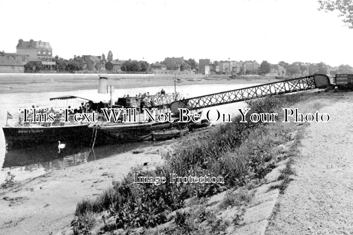 LO 2631 - The Pier Kew Gardens River Thames, London