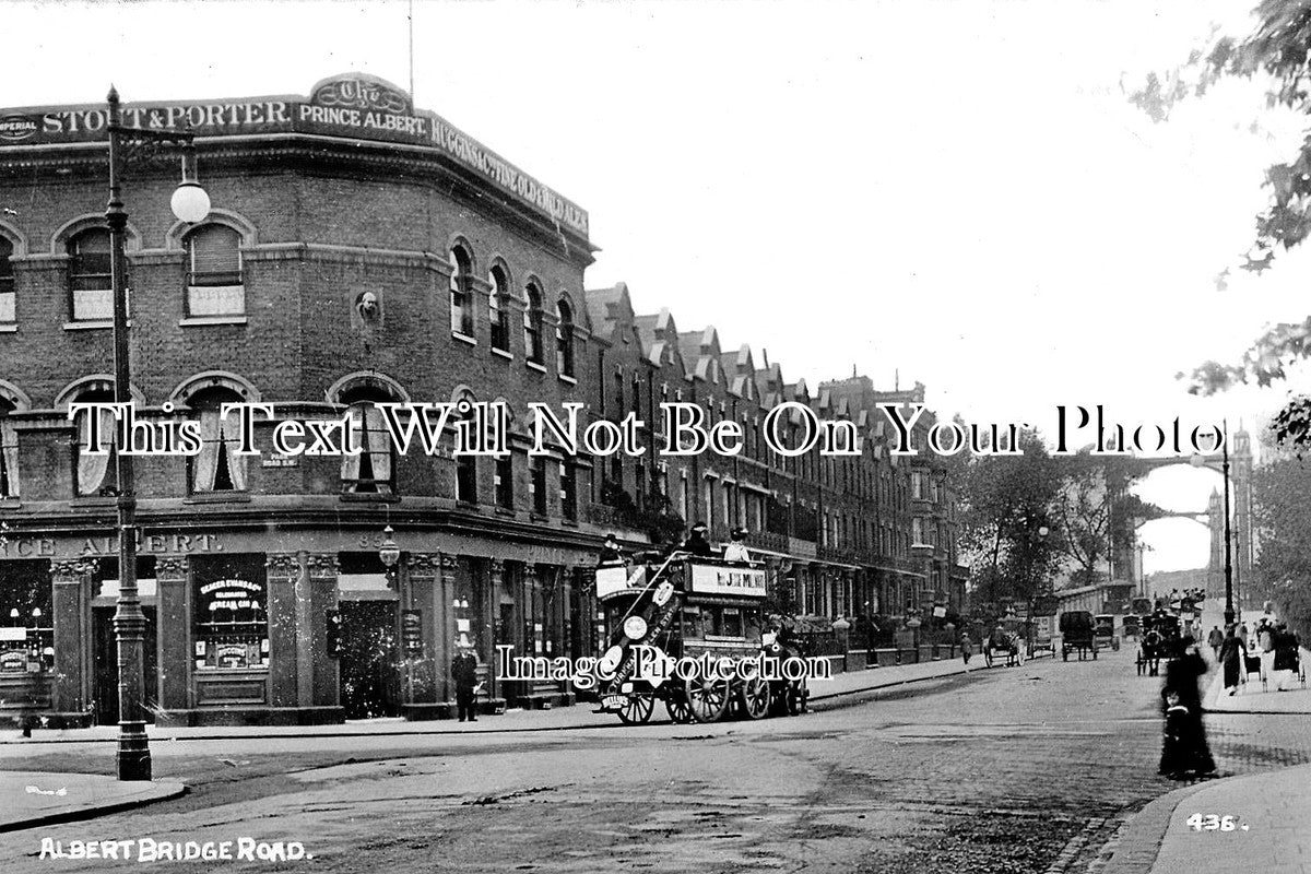 LO 2657 - Albert Bridge Road, Battersea, London c1917