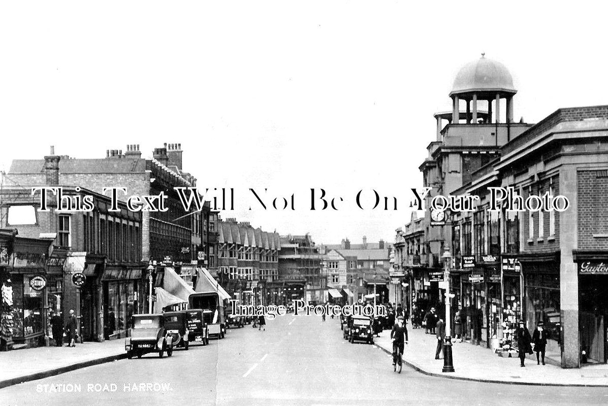LO 2662 - Station Road, Harrow, London c1932