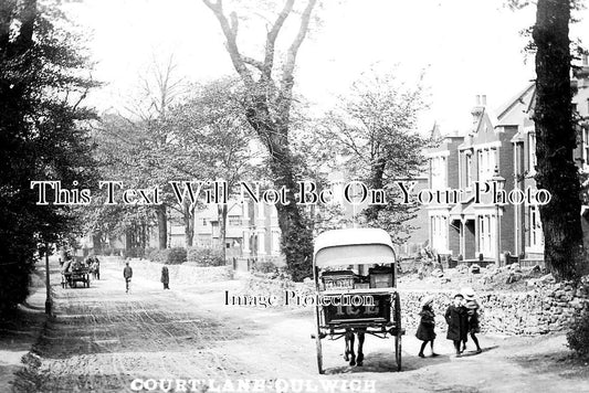 LO 2668 - Court Lane, Dulwich, Southwark, London c1907