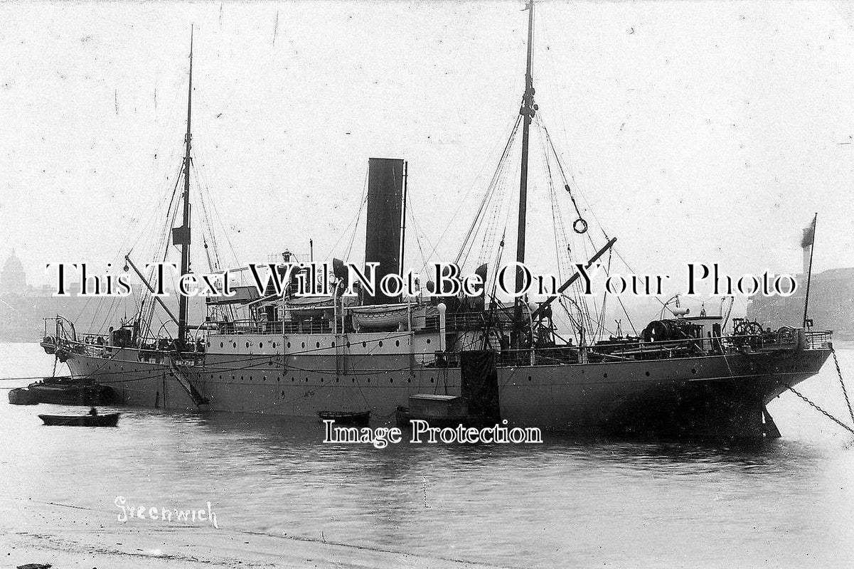LO 268 - Steam Ship, River Thames, Greenwich, London