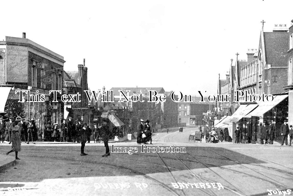 LO 2740 - Queens Road, Battersea, London c1920