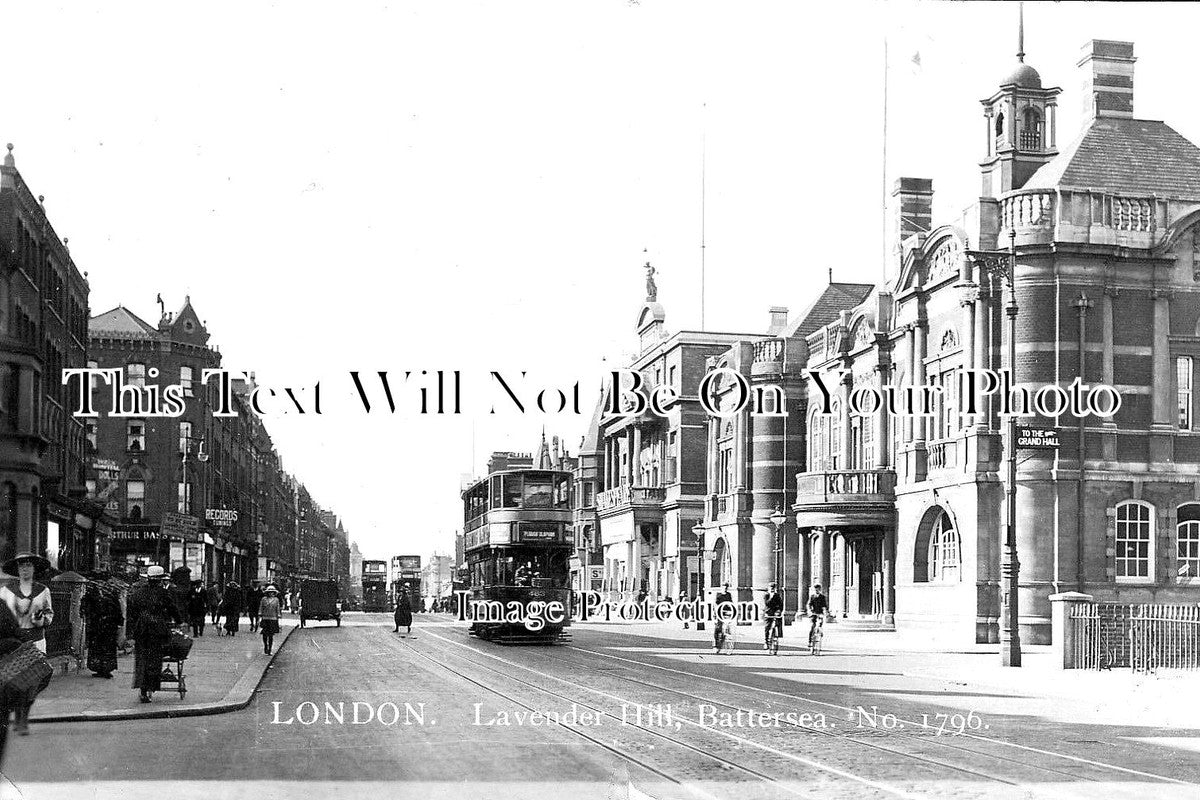 LO 2790 - Lavender Hill, Battersea, London c1923
