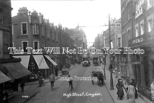 LO 2806 - Croydon High Street, London c1922