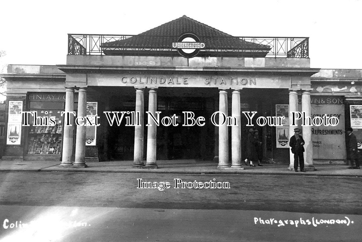 LO 2843 - Colindale Underground Tube Station, London