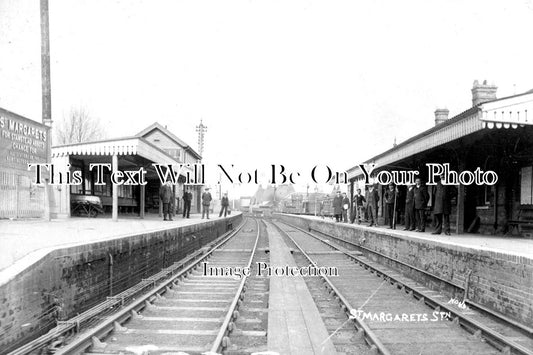 LO 2873 - Stanstead Abbots St Margaret Railway Station, London c1914