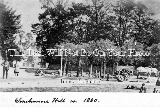 LO 298 - View Of Winchmore Hill London In 1880
