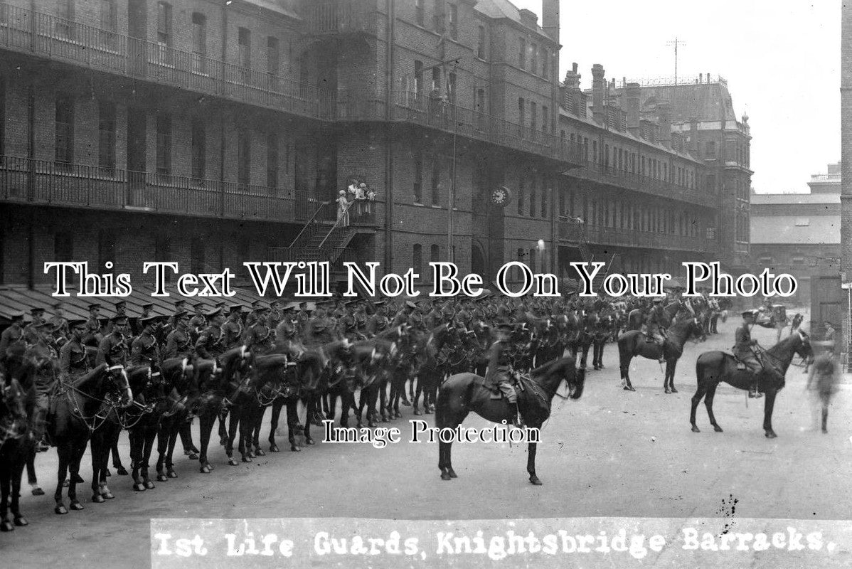 LO 3020 - Knightsbridge Baracks, 1St Life Guards, London 1918