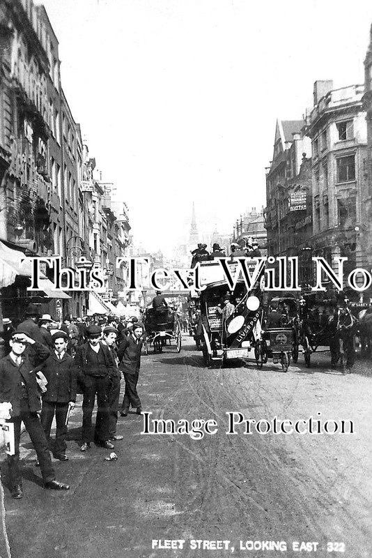 LO 3104 - Fleet Street Looking East, London