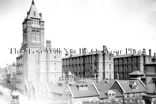 LO 3145 - St Georges Infirmary, Fulham Road. Chelsea, London c1910