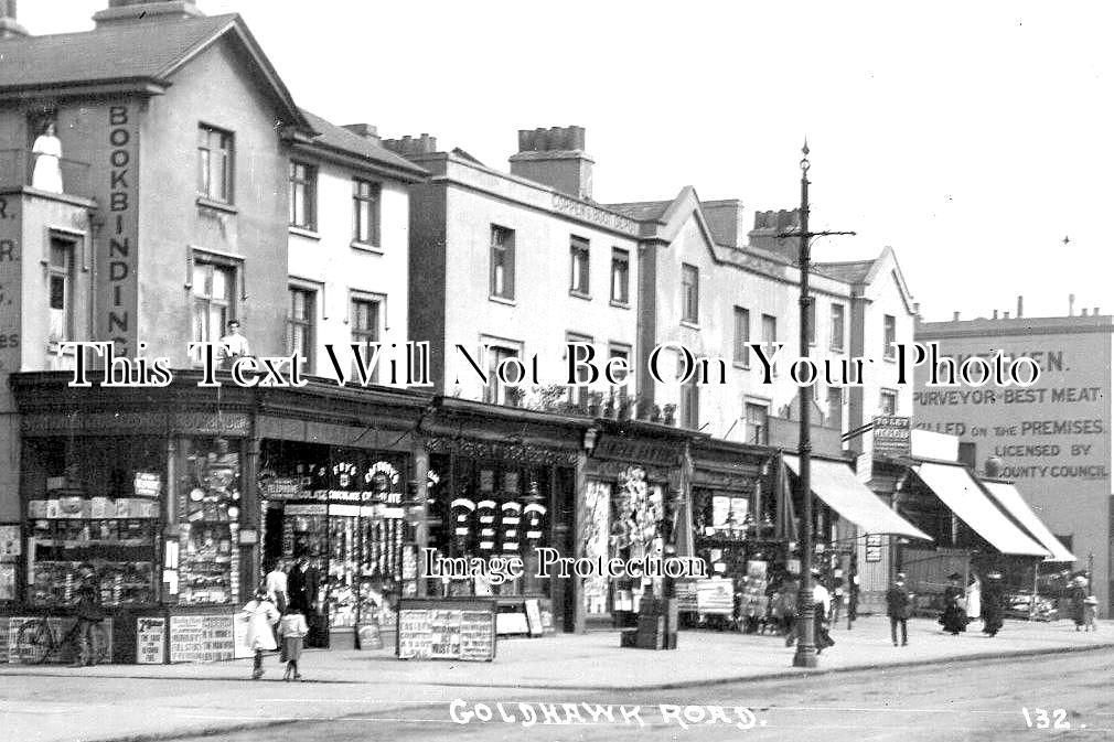 LO 3147 - Goldhawk Road, Shepherds Bush, Hammersmith, London c1913