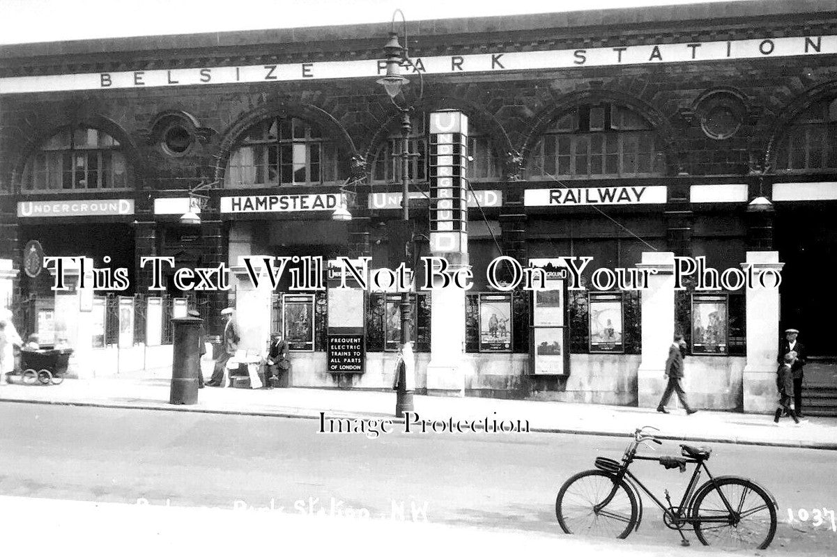 LO 3187 - Belsize Park Tube Railway Station, London