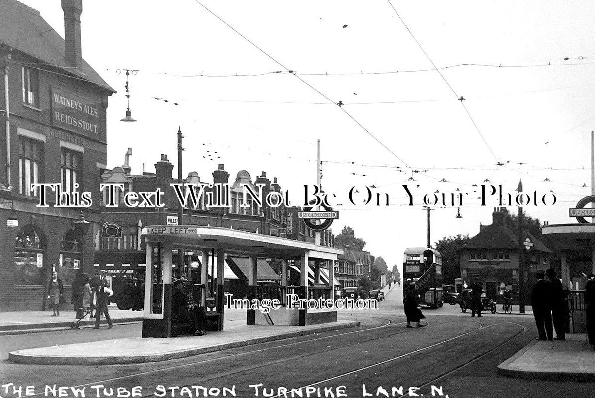 LO 3205 - Turnpike Lane Underground Tube Station, Hornsey, London