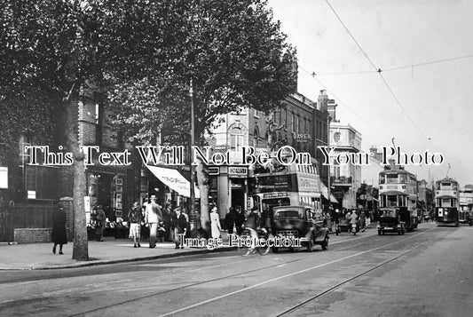 LO 3315 - Trams On West Ealing Broadway, London