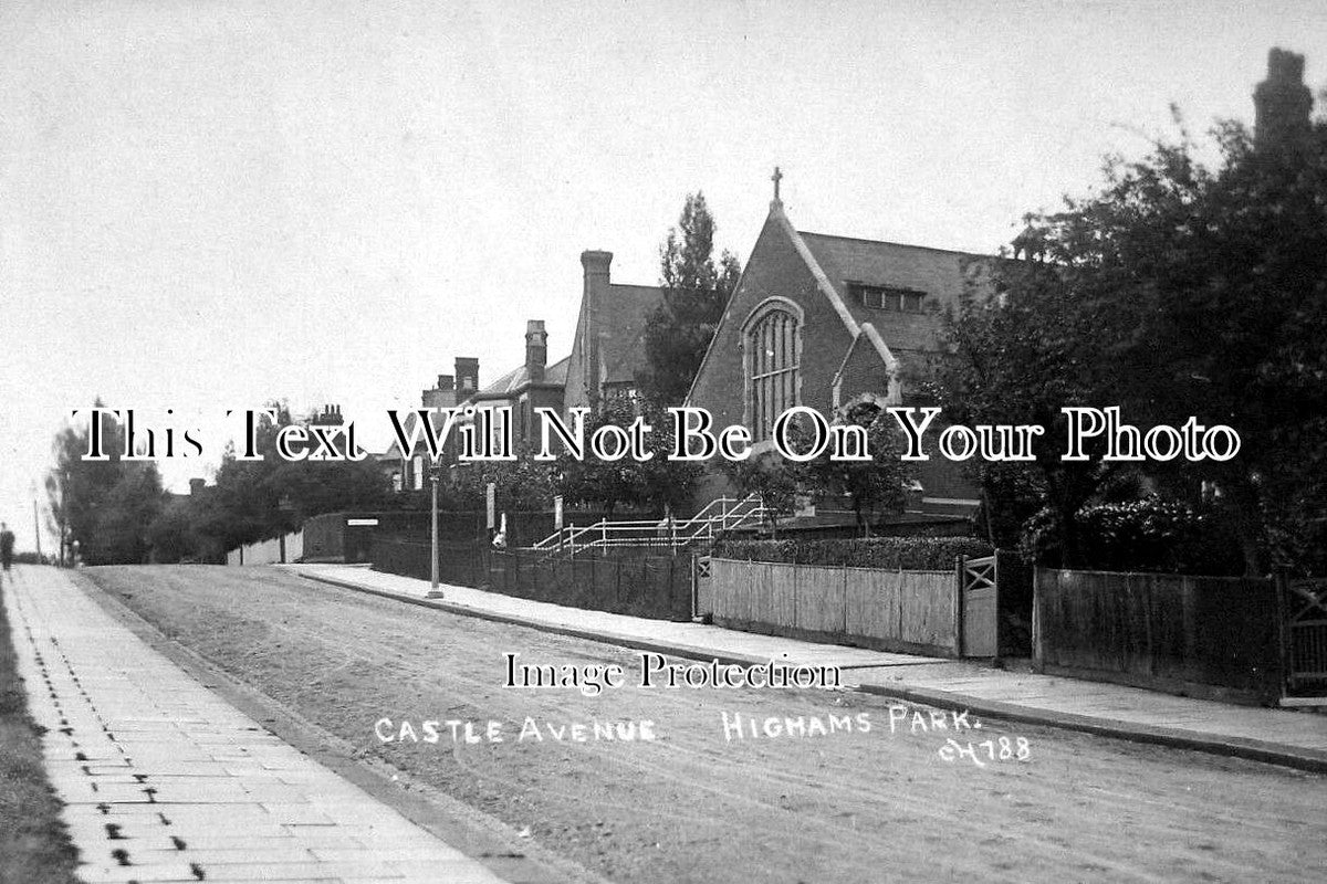 LO 3325 - Castle Avenue, Highams Park, London c1905
