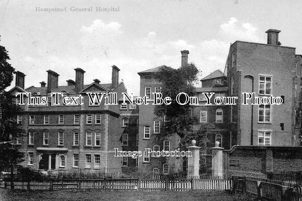 LO 341 - General Hospital, Hampstead, London c1907