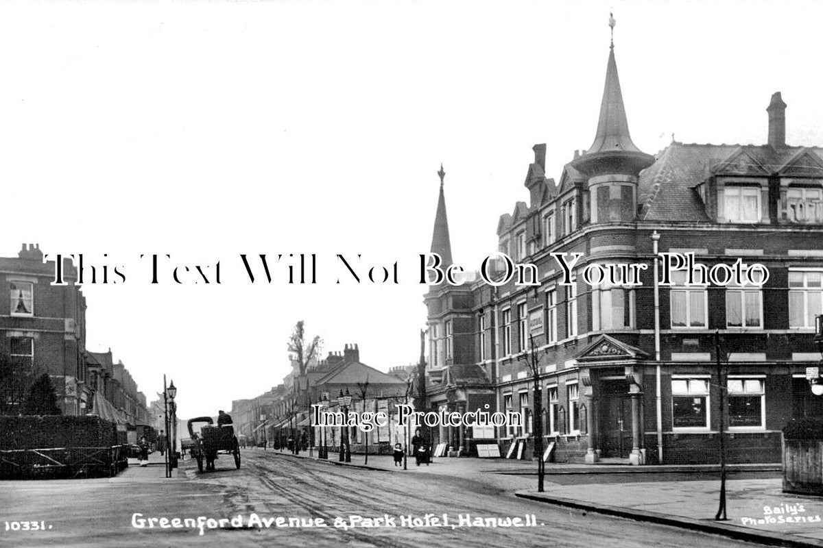 Hanwell LO 3411 - Park Hotel, Greenford Avenue, Hanwell, London – JB Archive