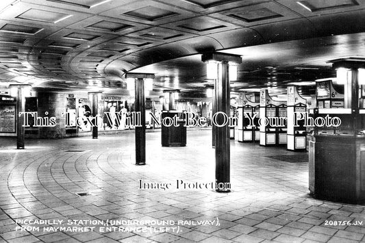LO 3438 - Piccadilly Station Underground Railway, Haymarket, London