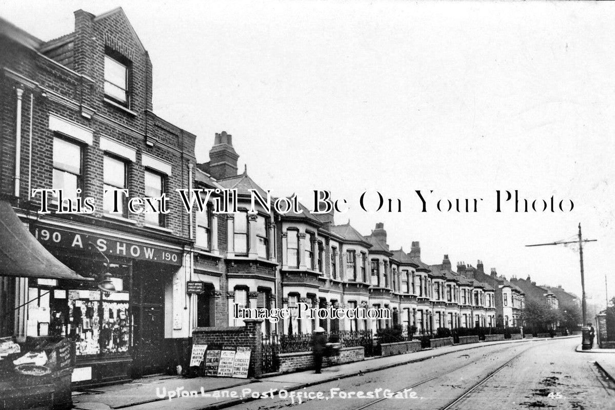 LO 3462 - Upton Lane Post Office, Forest Gate, London c1915