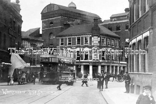 LO 3463 - The Ram Inn, Wandsworth High Street, London c1908