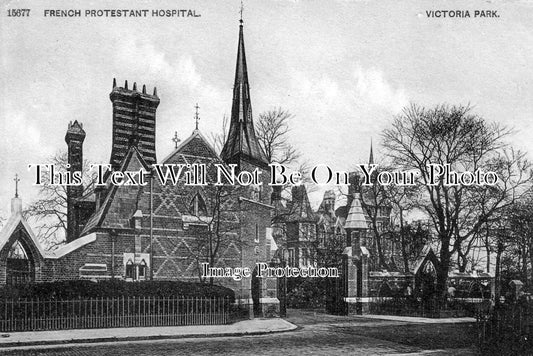 LO 3468 - French Protestant Hospital, Victoria Park, Hackney, London c1904