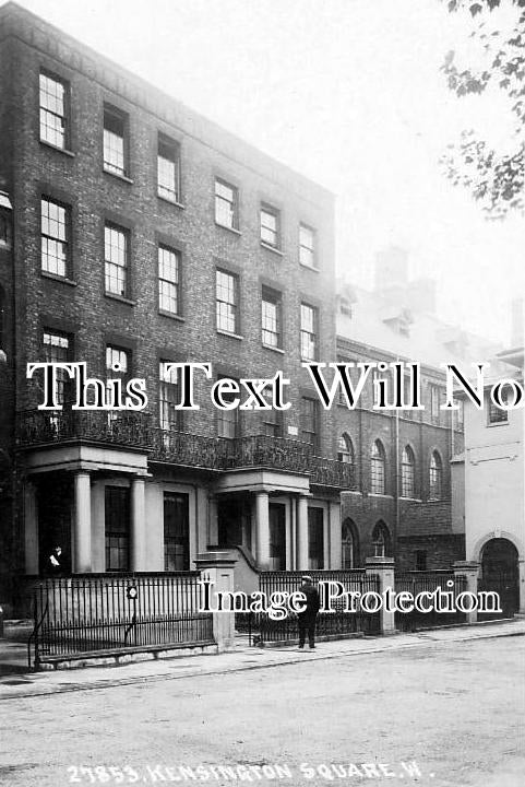 LO 3502 - Kensington Square, Chelsea, London c1915
