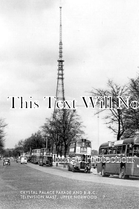 LO 3503 - Crystal Palace Parade & BBC Television Mast, London