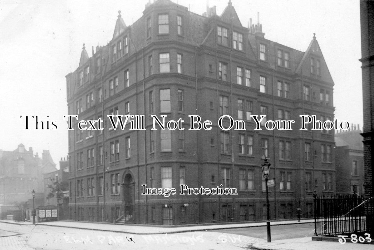 LO 3537 - Elm Park Mansions, Chelsea, London c1913