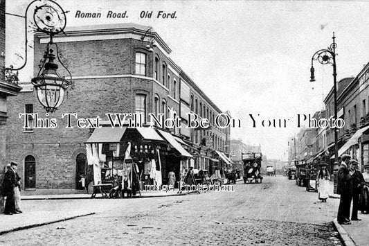 LO 36 - Roman Road, Old Ford, Bow, London c1906