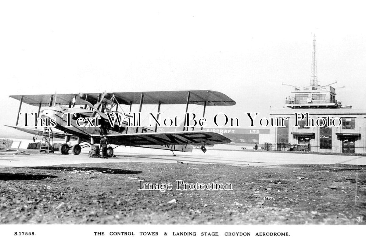 LO 3680 - Control Tower & Landing Stage, Croydon Aerodrome, London
