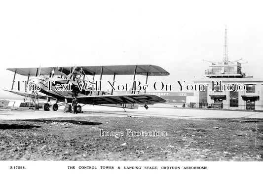 LO 3680 - Control Tower & Landing Stage, Croydon Aerodrome, London
