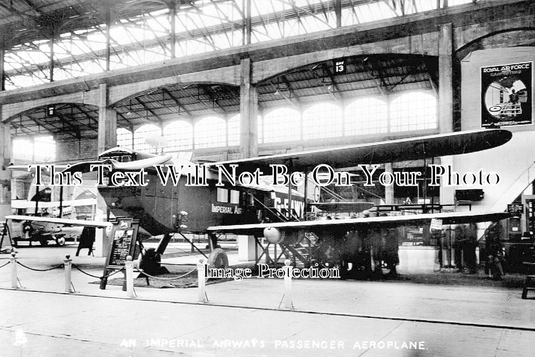 LO 3740 - Imperial Airways Passenger Aeroplane, Croydon Aerodrome, London