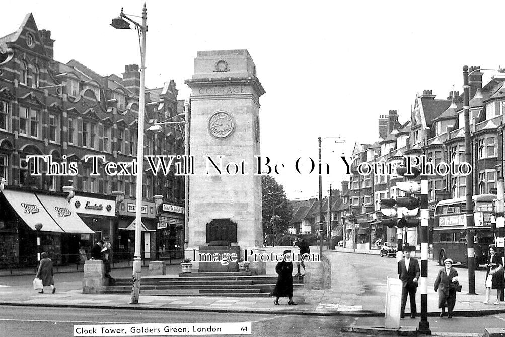 LO 3793 - Clock Tower, Golders Green, London