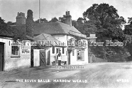 LO 3892 - The Seven Balls Pub, Harrow Weald, London