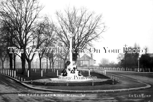 LO 3914 - Woodside Green & War Memorial, London