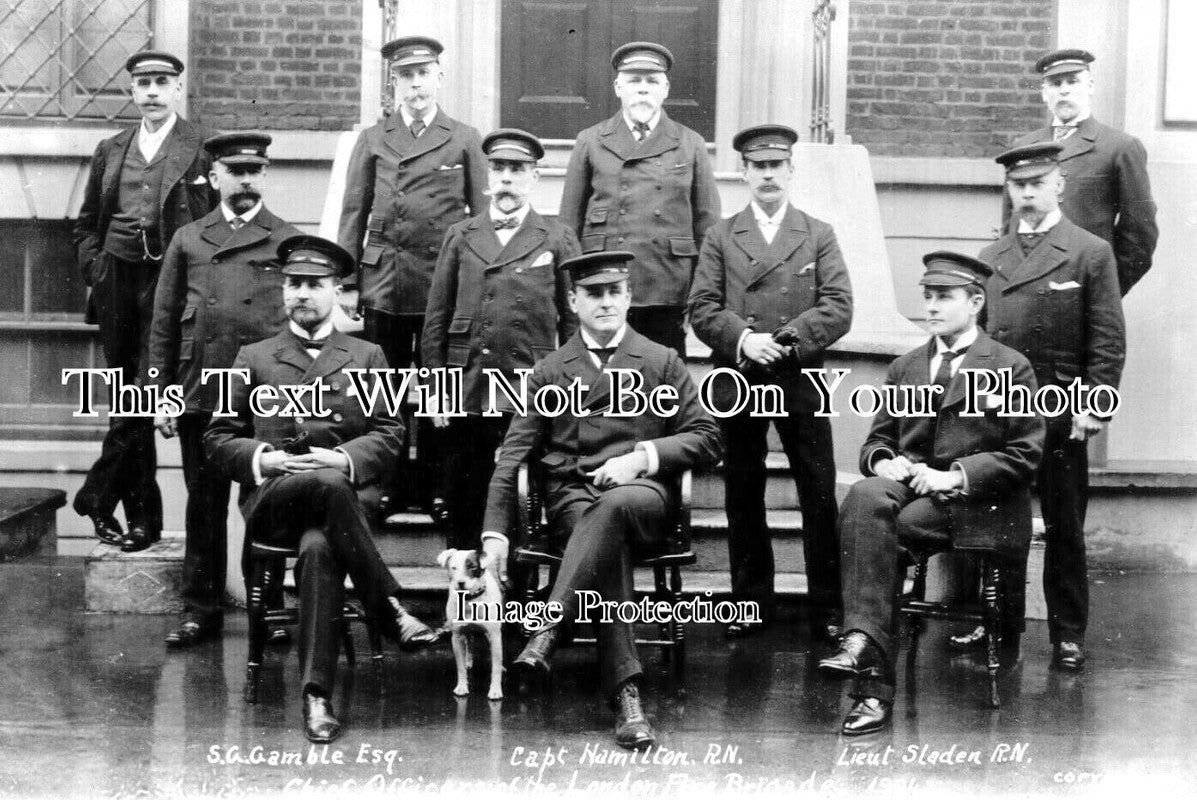 LO 3916 - London Fire Brigade Chief Officers 1904