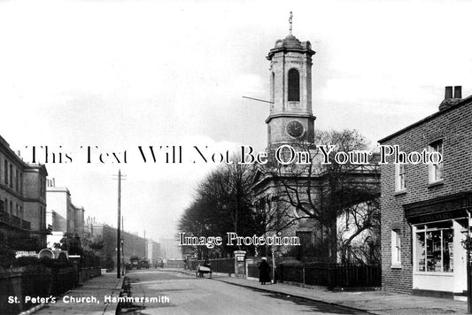 LO 3924 - St Peters Church, Hammersmith, London