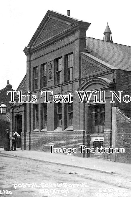 LO 3929 - Postal Sorting Office, Brixton, London c1913