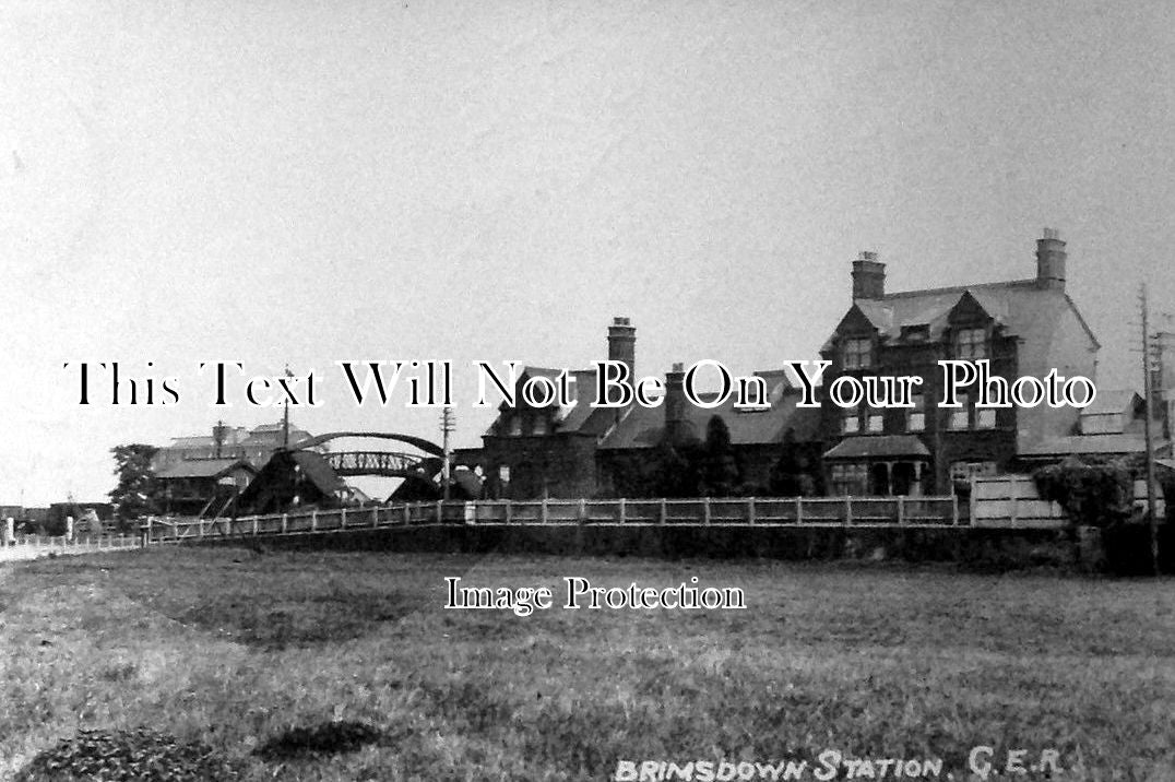 LO 399 Brimsdown GER Railway Station Enfield Palmers Green London lo-399-brimsdown-ger-railway-station-enfield-palmers-green-london