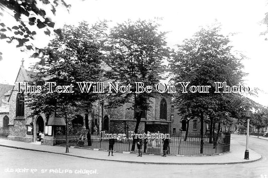 LO 3992 - St Philips Church, Old Kent Road, Walworth, London